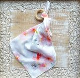 Double Gauze Security Blanket (Floral Or Mountains)