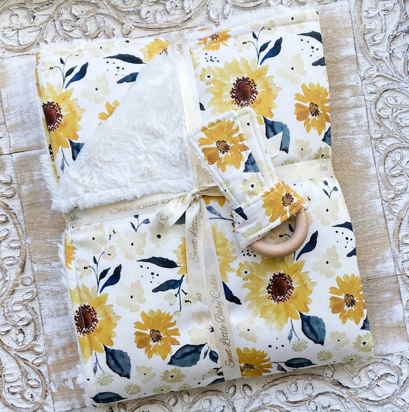 Sunflower baby online quilt