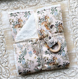 Forest Dream Baby Blanket (Creampuff & Mist)