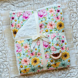 Butterfly Floral Baby Blanket