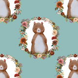 Woodland Bears in Pool - Sweet Little Baby Cakes