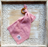 Double Gauze Security Blanket In Blush Pink - Sweet Little Baby Cakes