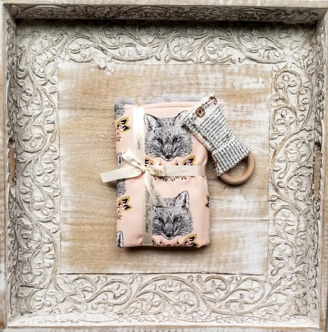 Fox & Fable Security Blanket - Sweet Little Baby Cakes