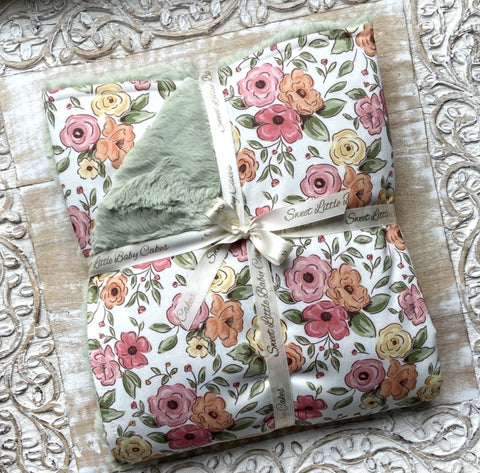 Spring Bloom Baby Blanket