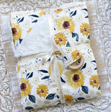 Sunflower Field Baby Blanket