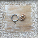 The “Gavin” Key Chain Wristlet & Love Teether Gift Set